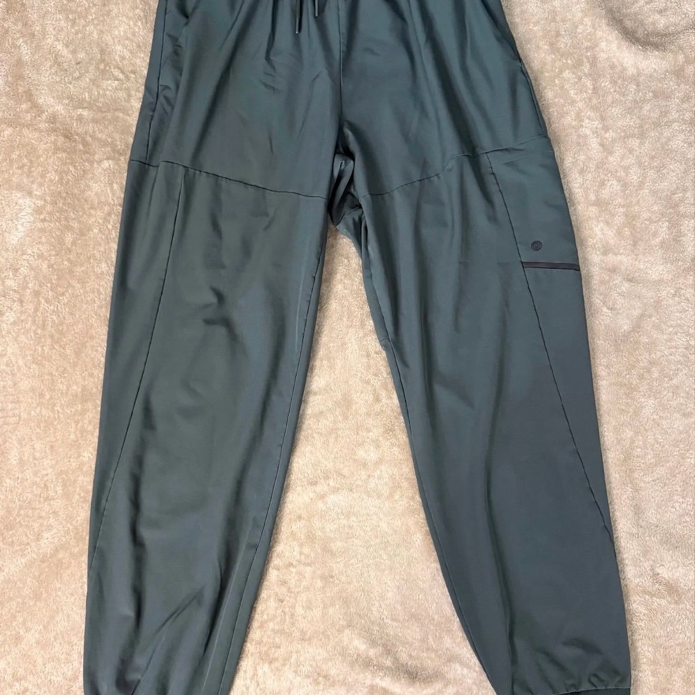 Apana Dark Green Men's Jogger Pants with Utility Pocket